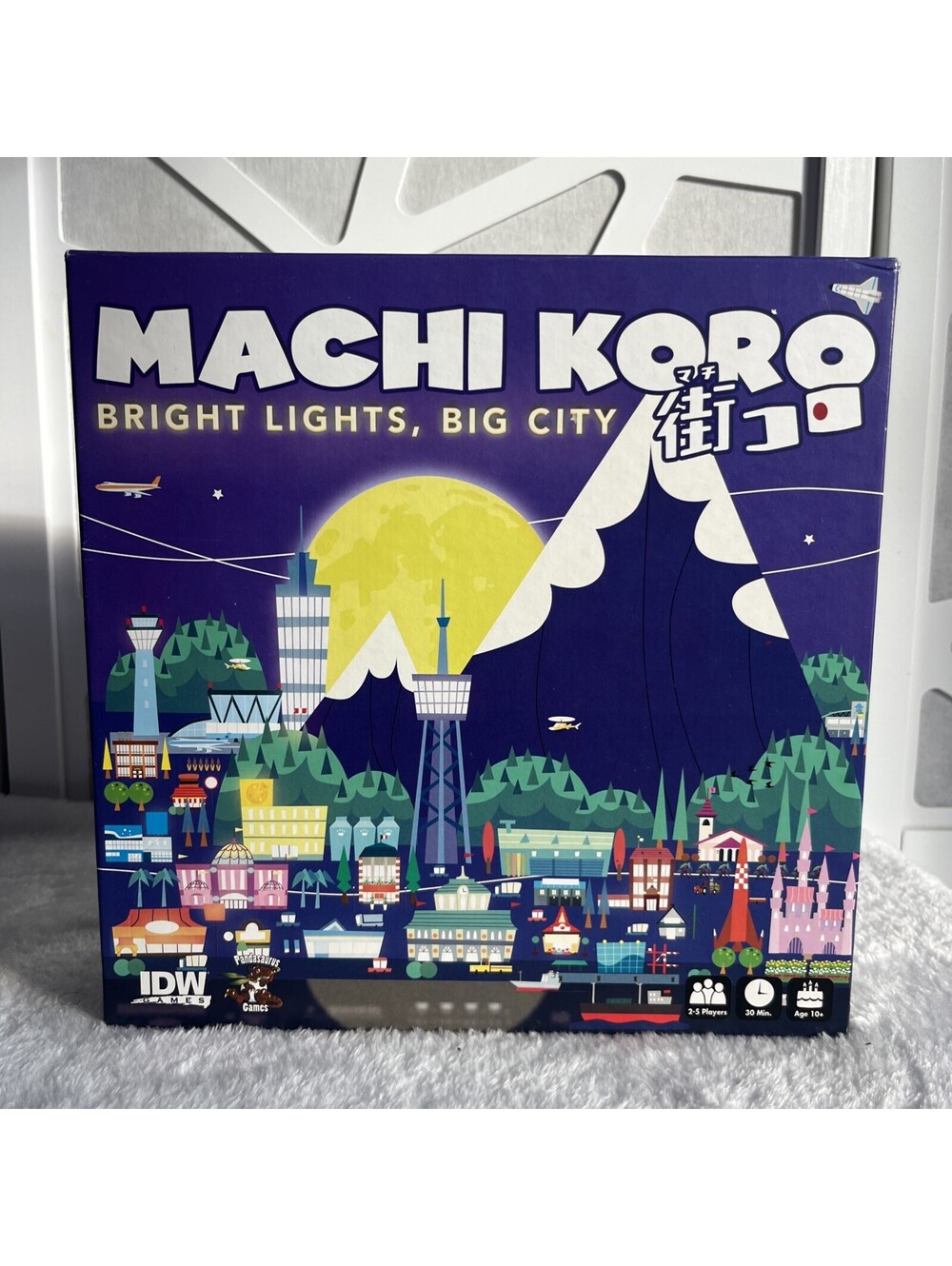 MACHI KORO Bright Lights Big City Board Game IDW Games Complete